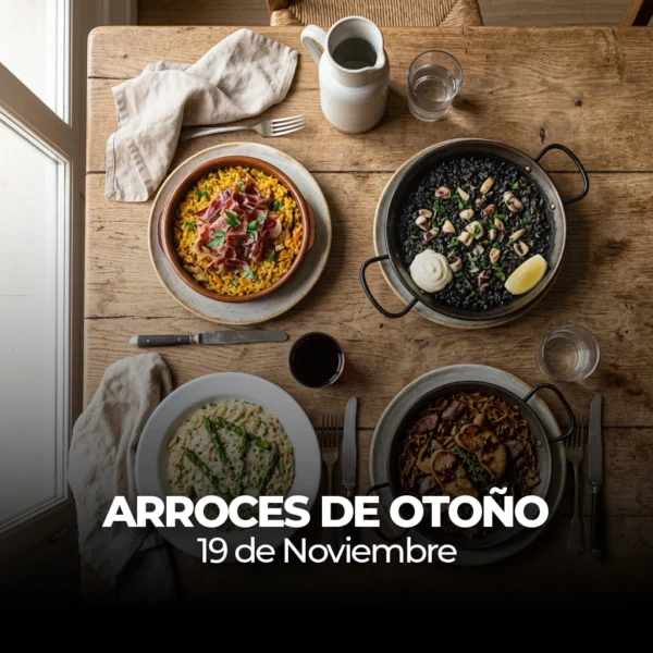 ARROCES DE OTOÑO Y UNA FIDEUÁ