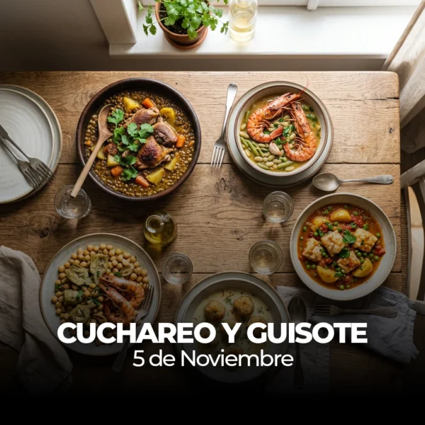 CUCHAREO Y GUISOTE CON ENJUNDIA