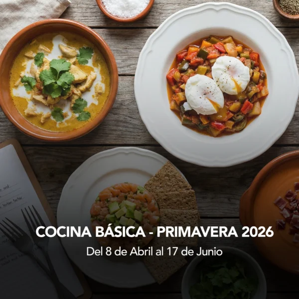 Curso de Cocina Básica Primavera 2026 - (11 clases)